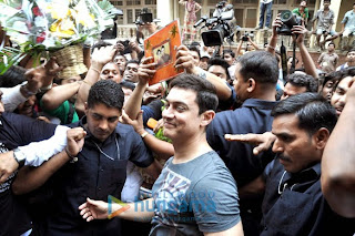 Aamir Khan meets the media on his 49th birthday