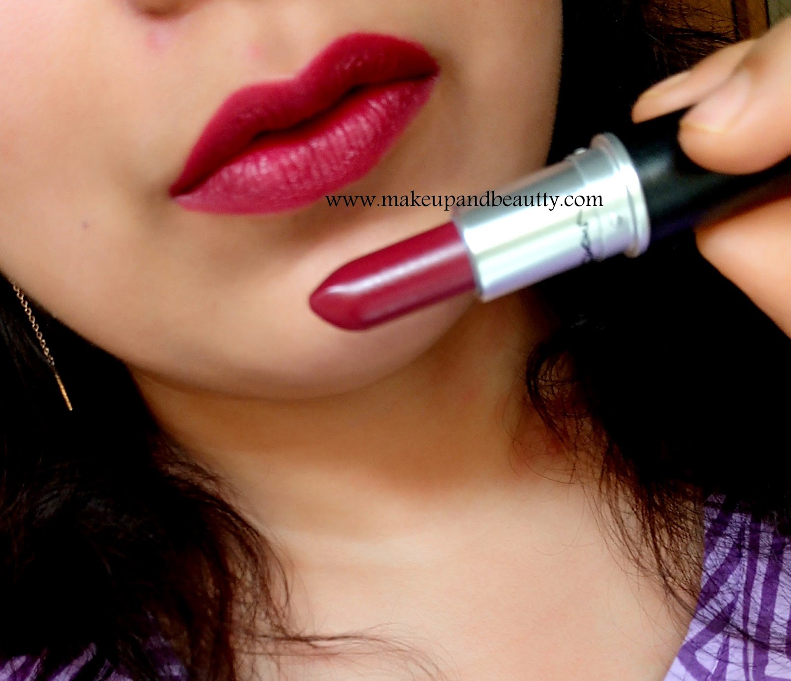 Makeup And Beauty Mac D For Danger Lipstick Ii Review Ii Swatches Ii