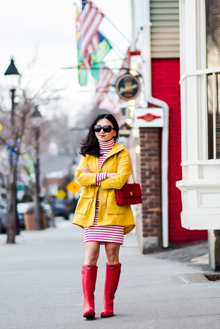 J crew yellow rain jacket Clearance