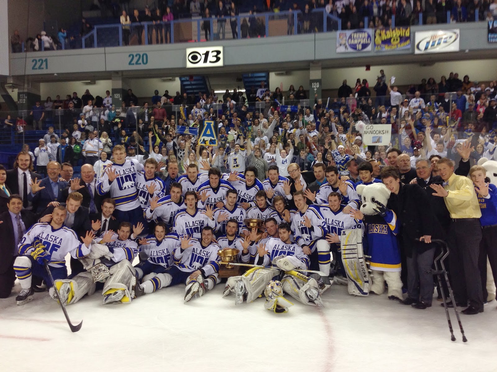Alaska Nanooks Hockey Blog: The Run Begins - Nanooks Chase for National