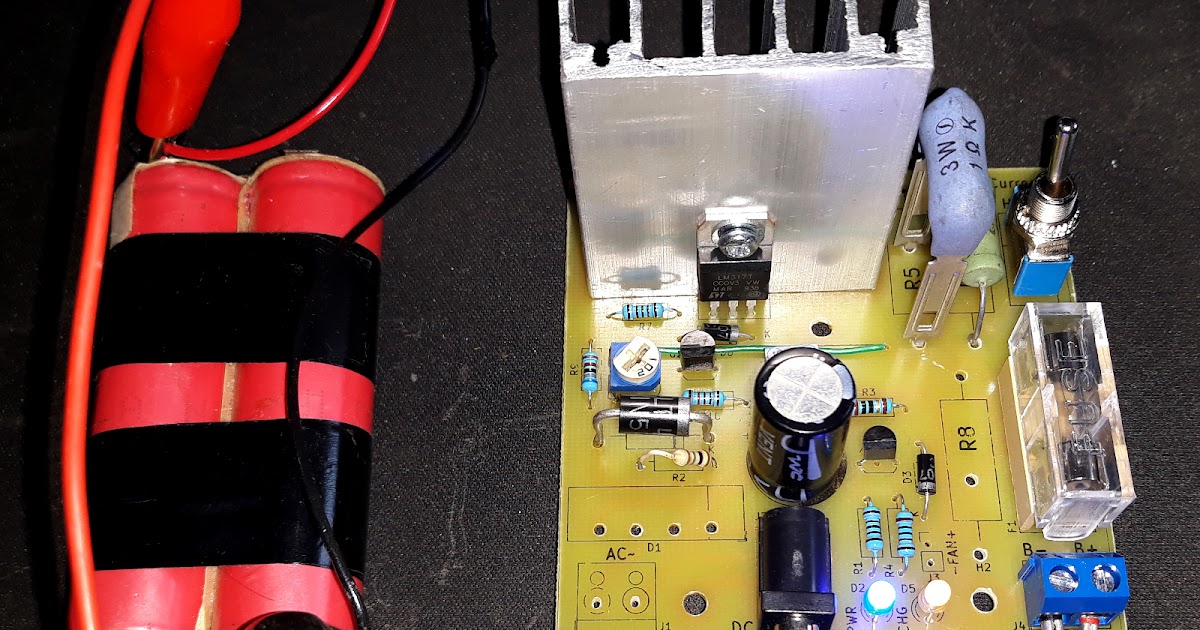 LM317 Lithium Ion Battery Charger · One Transistor