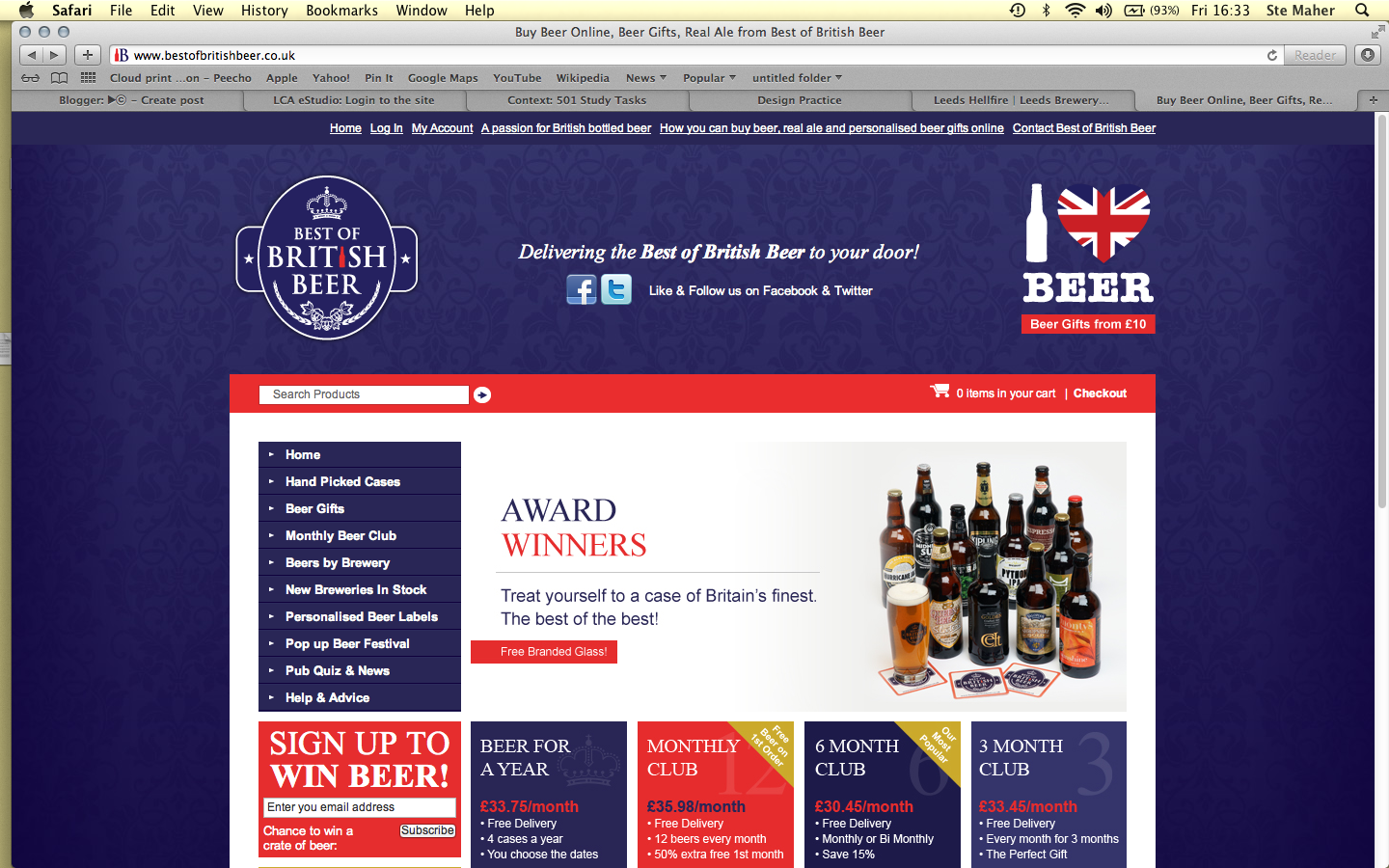 Responsive / Creative brief Leeds Brewery DC