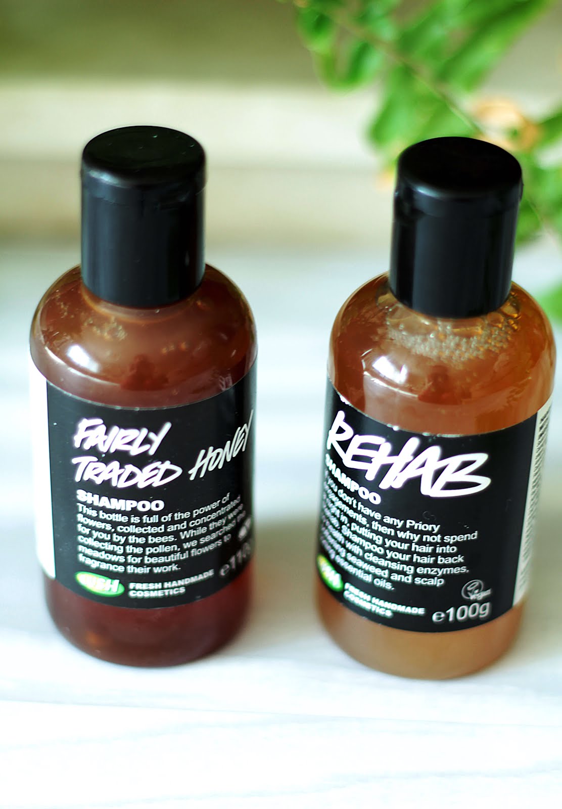 Lush hair care summer haul fairly traded honey and rehab