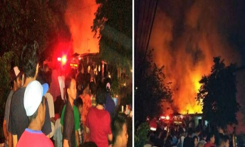 Kebakaran Hanguskan 6 Rumah Di Komplek Polri Ciracas Kebakaran Hanguskan 6 Rumah Di Komplek Polri Ciracas