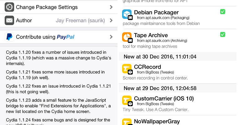How to install the Cydia 1.1.28 beta 3 for iOS 10.1.1 