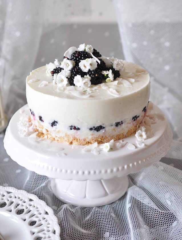 Caketime by Tamaris: No-Bake Kokos-Brombeer Torte