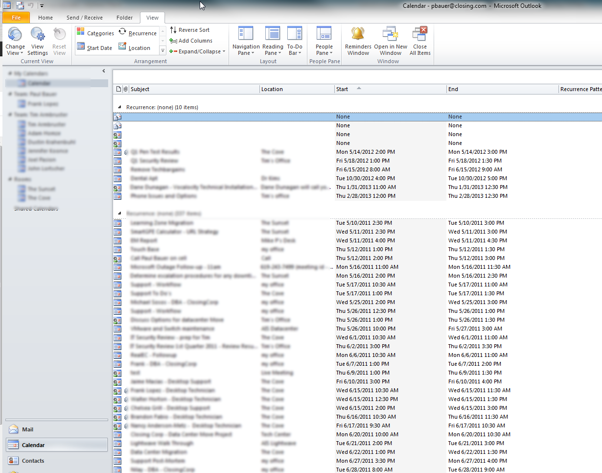 Outlook Calendar List View Doria Tanitansy