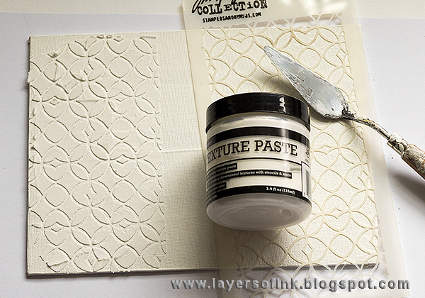 Layers of ink - Owl and Owlets Canvas Tutorial by Anna-Karin with Sizzix dies by Lori Whitlock and Tim Holtz.