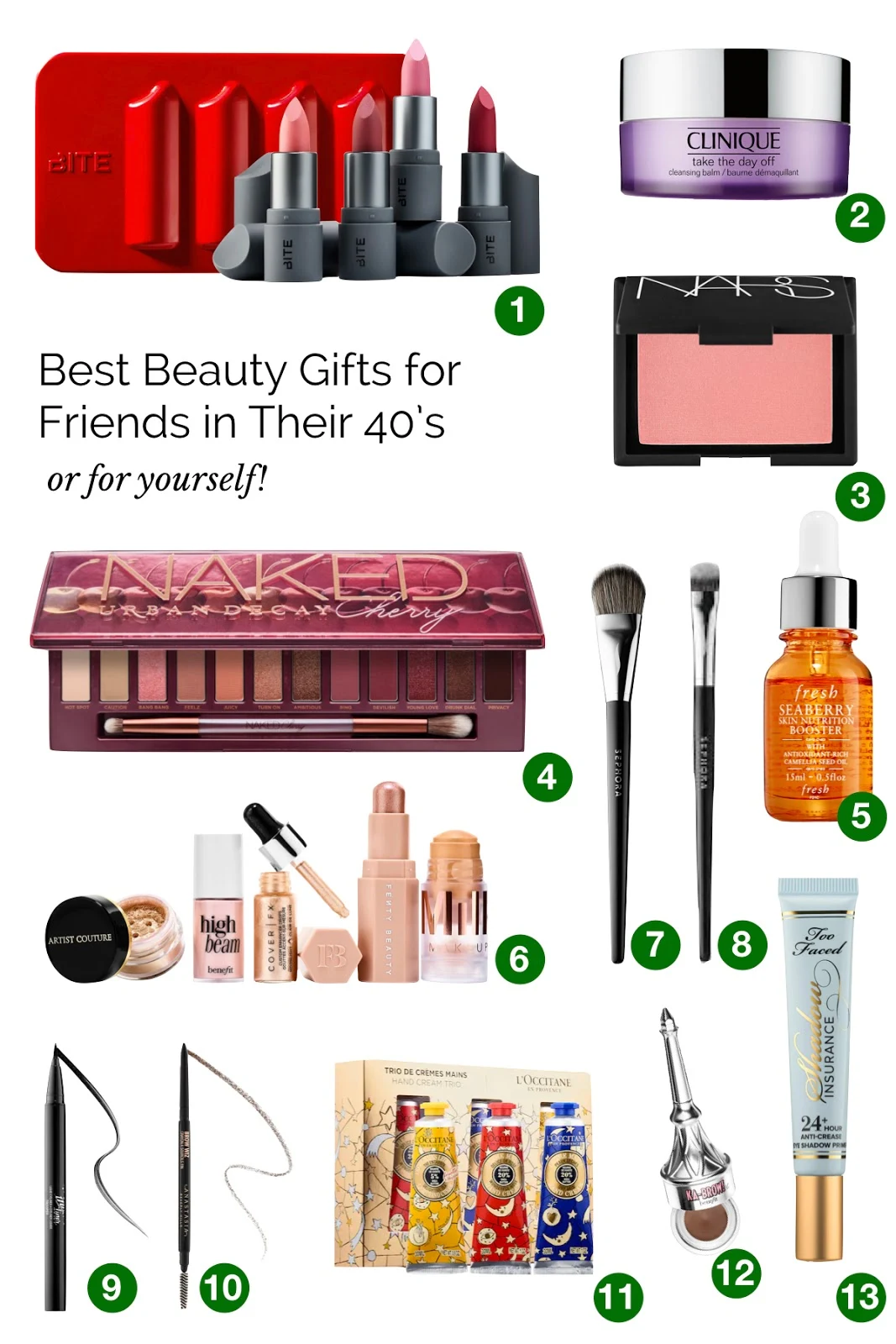 Best beauty products for women in their 40's from Sephora