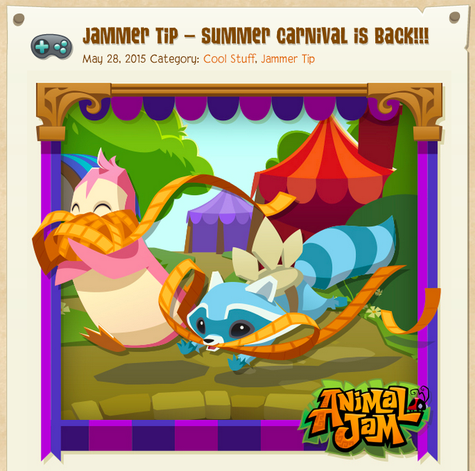 Animal Jam Spirit Blog Carnival Giant Jester Hat & Epic Elegant Chair
