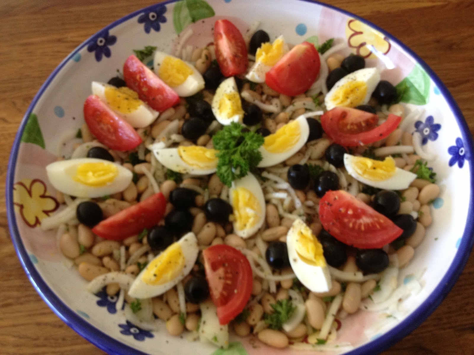 Here and There: Piyaz- Turkish Bean Salad