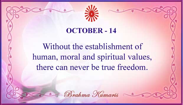 October 14 Thought For The Day October 14