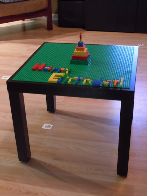 lack lego table with storage