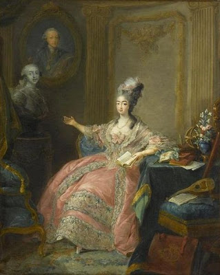Portrait of Marie Joséphine of Savoy by Jean-Baptiste André Gautier-Dagoty, 1775