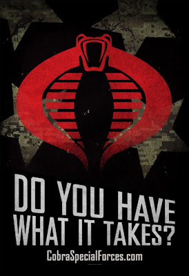 G.I. Joe Retaliation Cobra Propaganda Movie Poster - “Do You Have What It Takes”