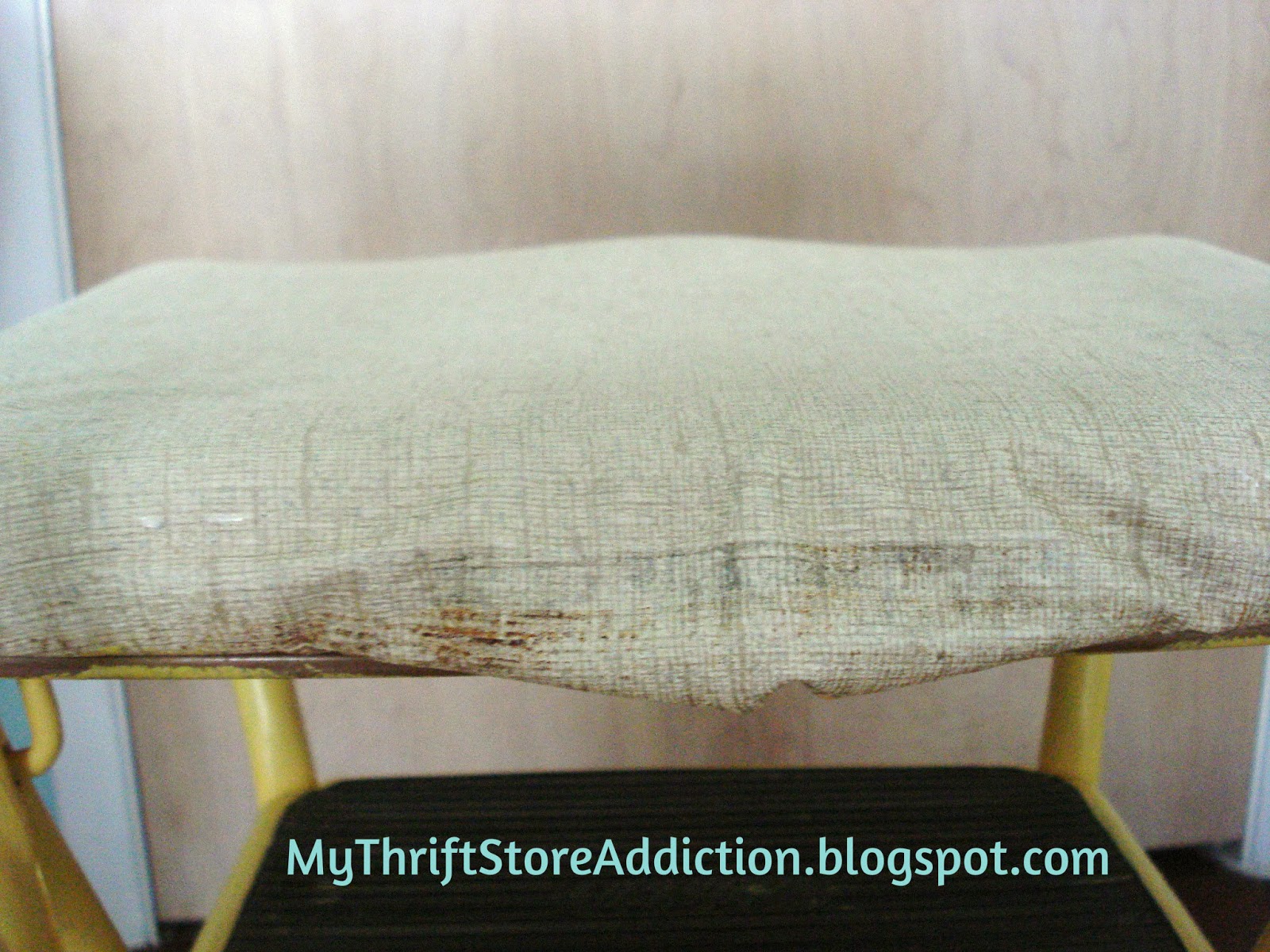 Upcycled vintage Cosco stool 