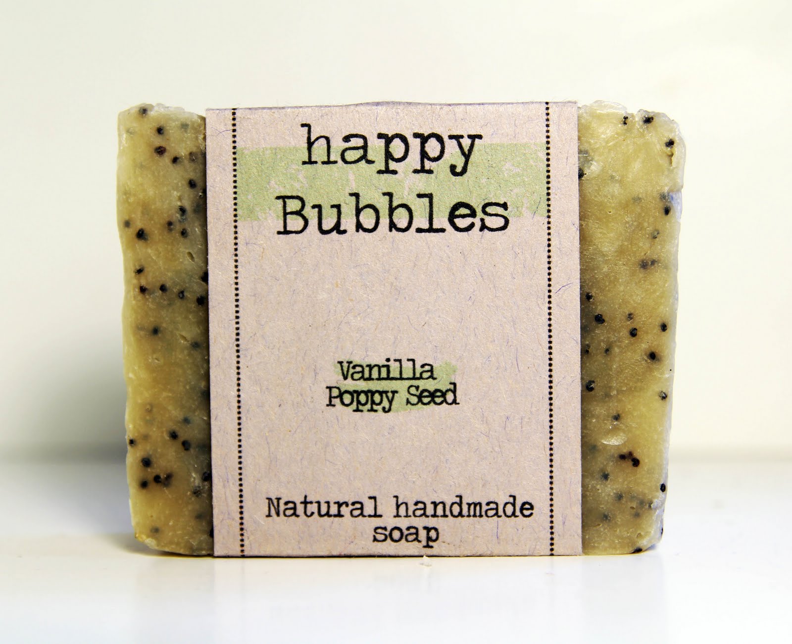 Happy Bubbles nyc Vanilla Poppy Seed