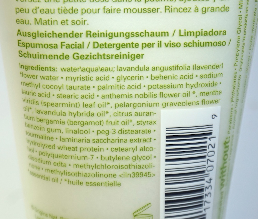Origins Checks And Balances Frothy Face Wash Review
