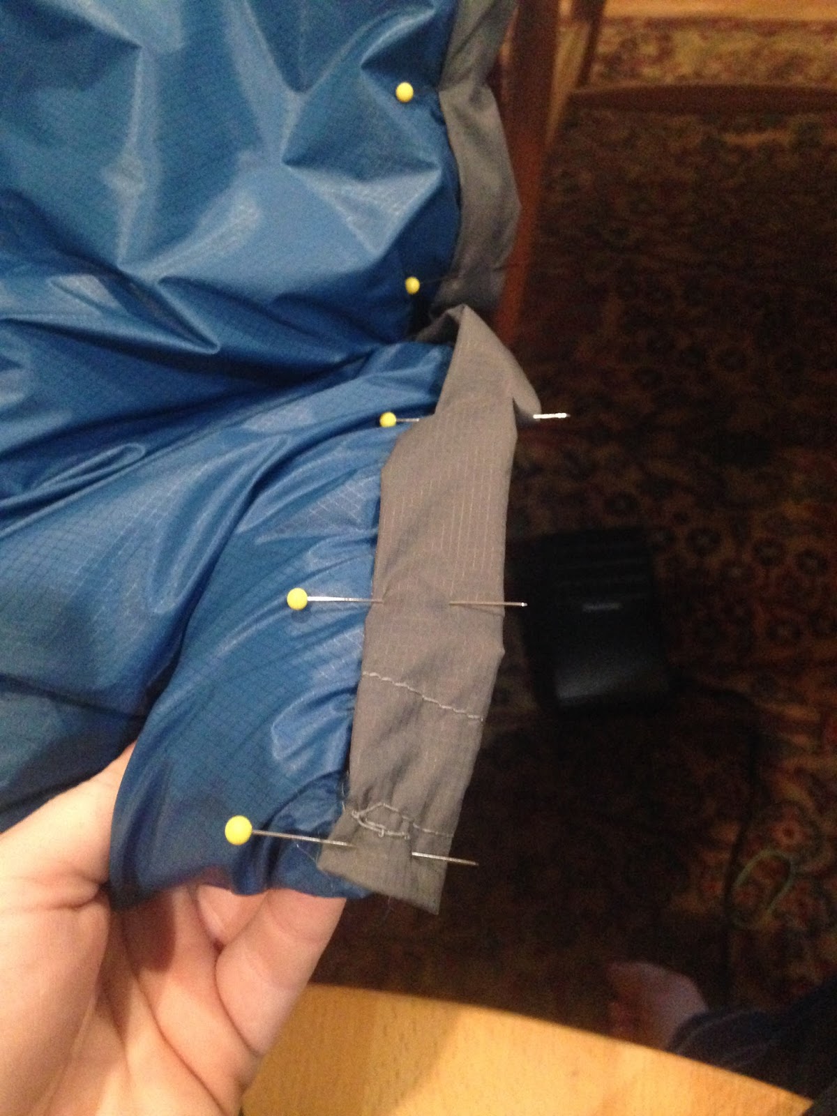 Wayfinder Ali DIY 20°F Ultralight Backpacking Quilt Part 3 Pinning