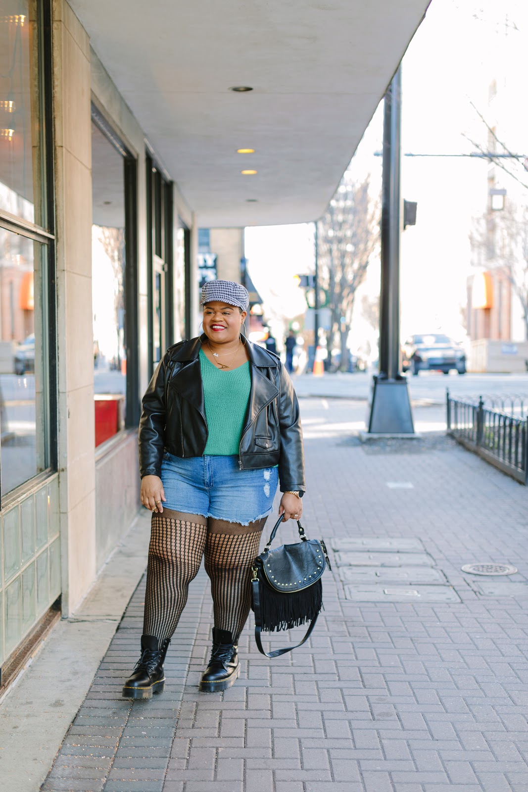 Fashion Shorts And Fishnets Plus Size Plus Size Biker Tights Black