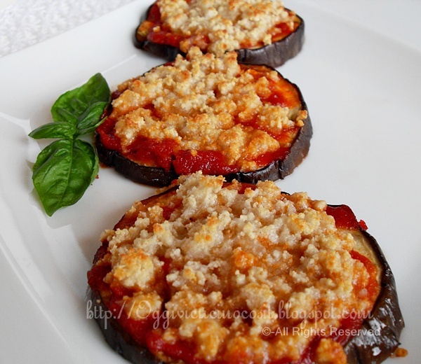 Melanzane al Crumble di Mozzarella©Oggivicucinocosì