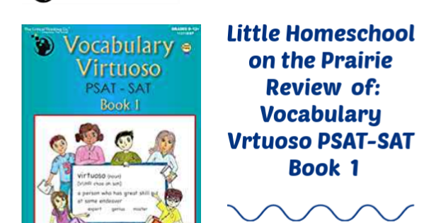 Little Homeschool on the Prairie: Vocabulary Virtuoso PSAT-SAT Book 1 Review