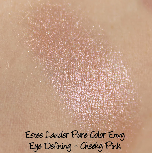 Estee Lauder Pure Color Envy Eye Defining - Cheeky Pink eyeshadow swatches & review