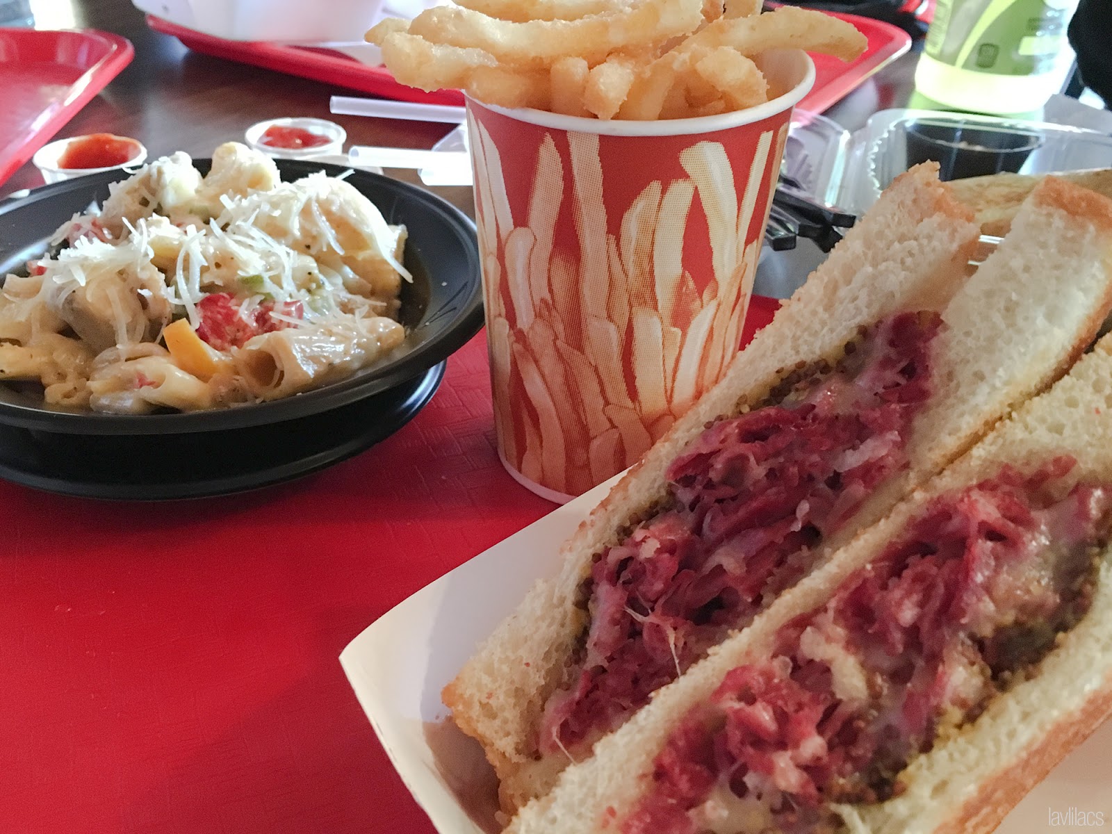 Camelback 2016 Ski Resort Lunch - Pastrami Sandwich, Fries, Pasta