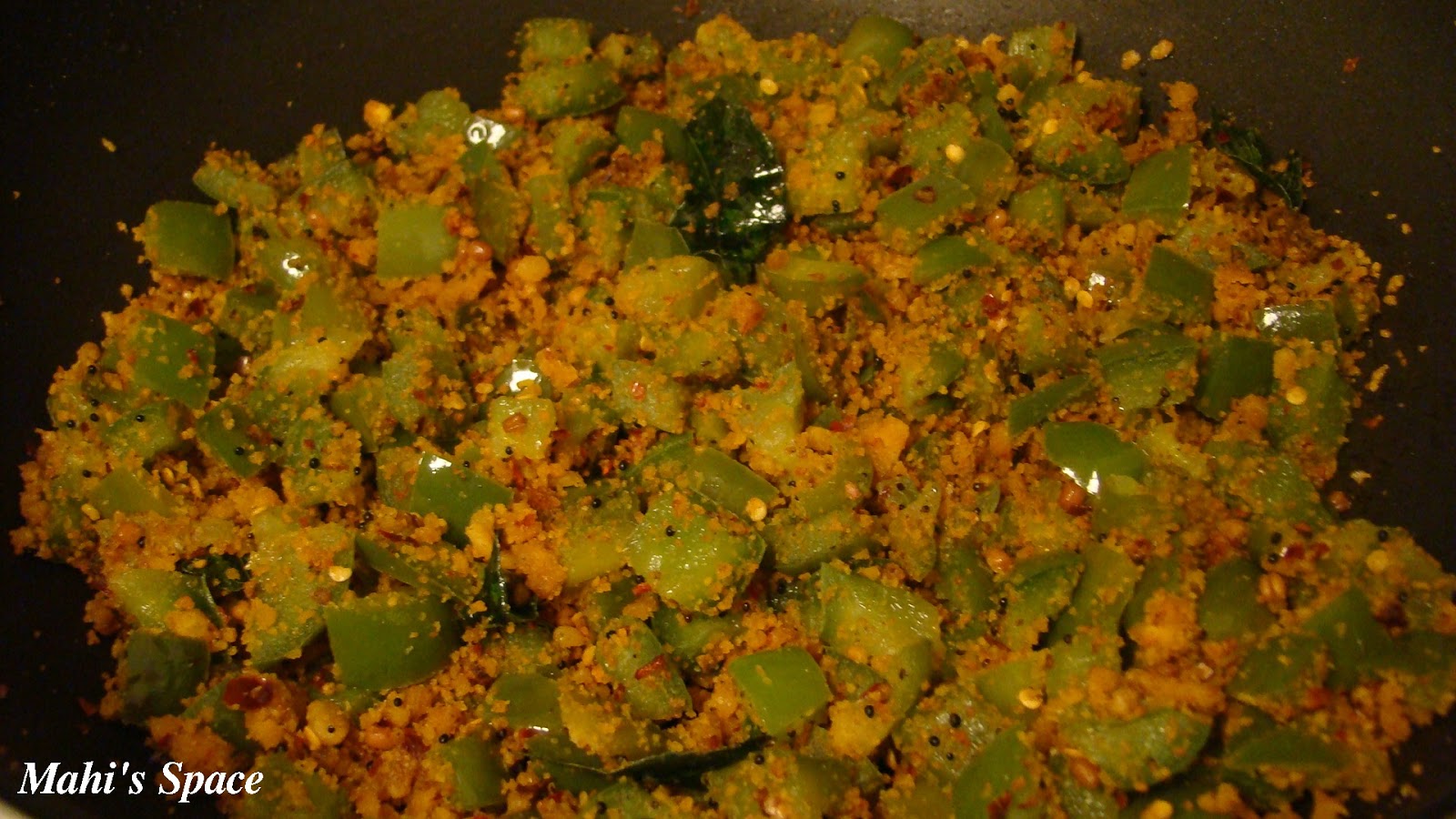 Capsicum Paruppu Usili Mahi's Kitchen