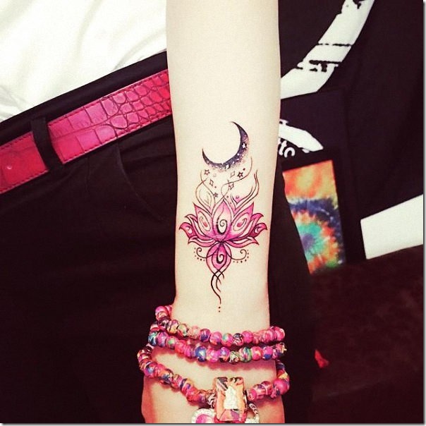 Tatuagens femininas de flor de lótus Tatuagens femininas de flor de lótus