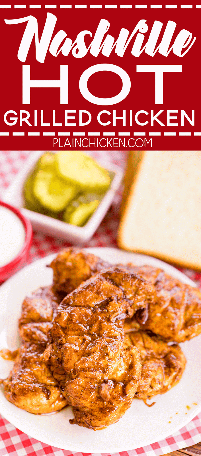 Nashville Hot Grilled Chicken Plain Chicken®