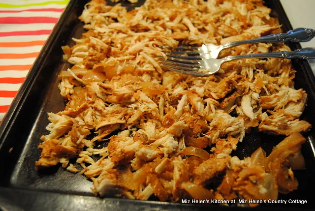 Slow Cooker Big Red Pulled Chicken at Miz Helen's Country Cottage