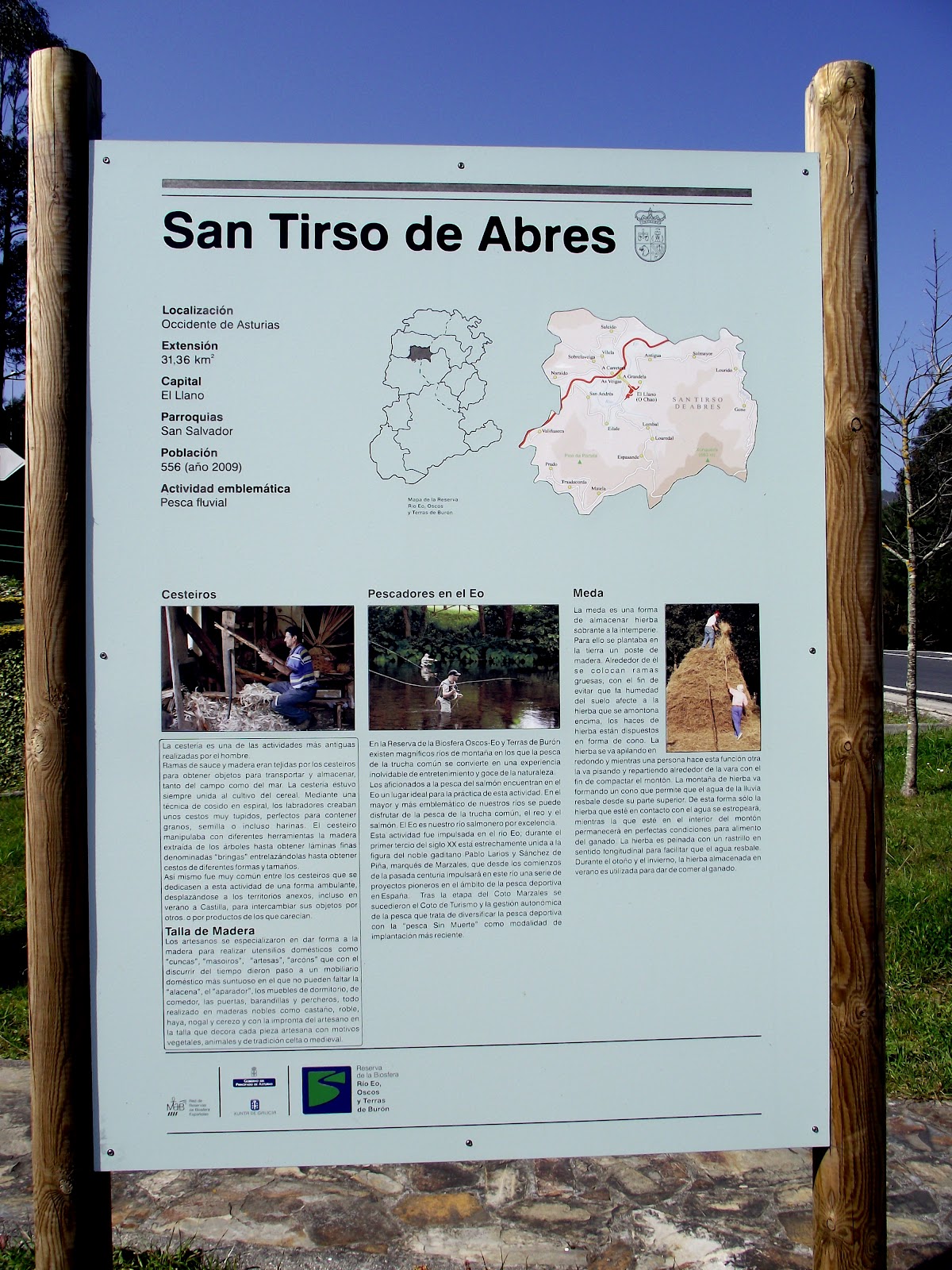 ENTRE EL RIO EL MAR Y LA MONTAÑA SAN TIRSO DE ABRES c. san tirso de