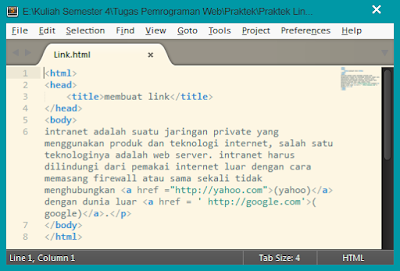 Remember Me Blog: Cara membuat link (Hyperlink) pada HTML