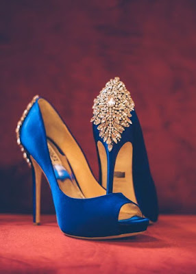 Zapatos de novia azules Zapatos de novia azules