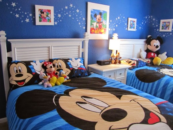 Dormitorio tema Mickey Mouse - Ideas para decorar dormitorios