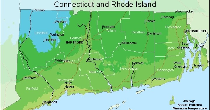 Farmers Know Best: Rhode Island USDA Plant Hardiness Zones Map