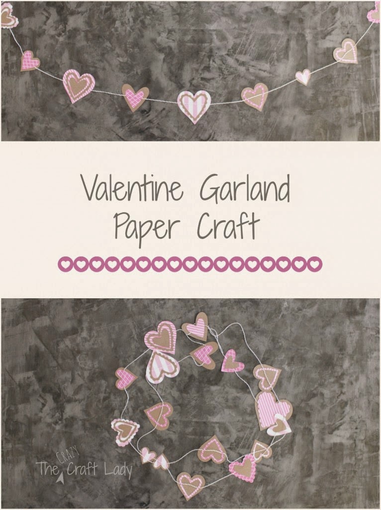 Valentine Paper Heart Garland