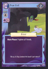My Little Pony True Evil The Crystal Games CCG Card