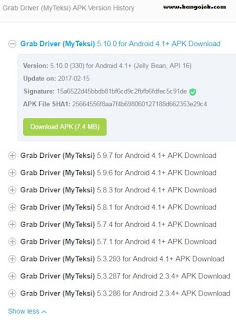 website download grab driver versi lama terbaru