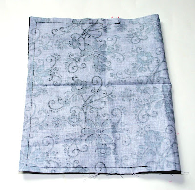 folding fabric for sling bag tutorial