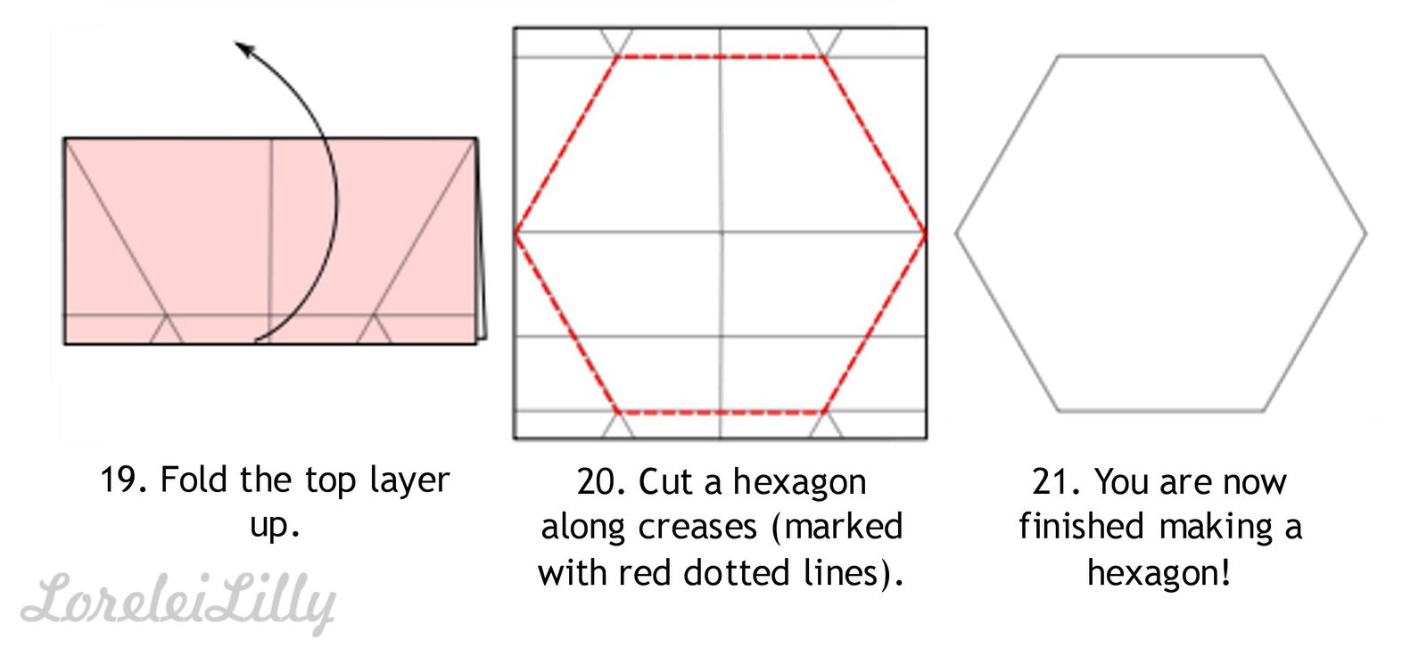 LoreleiLilly Origami Hexagon