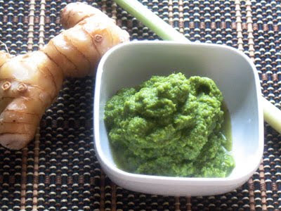 Homemade Vegetarian Thai Green Curry Paste