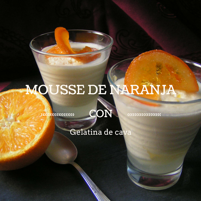 Mousse de naranja con gelatina de cava - Morrico Fino