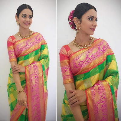 27 Beautiful Telugu Heroines Hot Photos in Saree