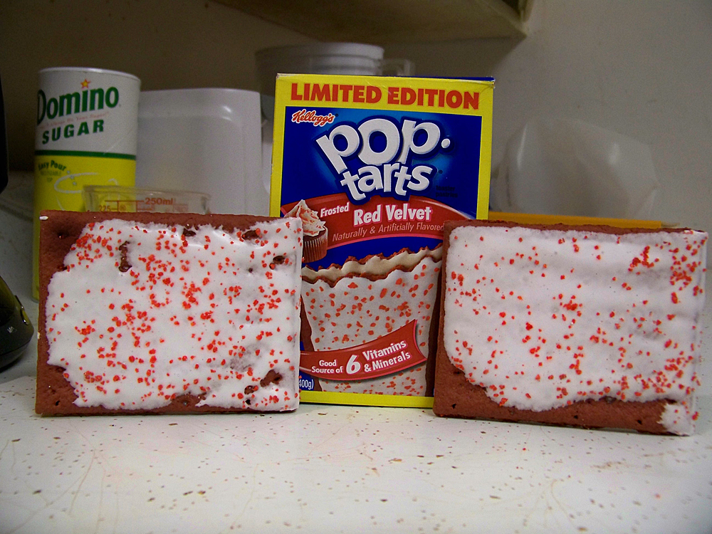 Peanut Butter and Awesome Limited Edition Red Velvet PopTarts