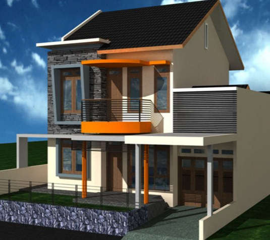 Rumah Minimalis Sederhana 2 Lantai Tampak Depan Rumah Minimalis Sederhana 2 Lantai Tampak Depan