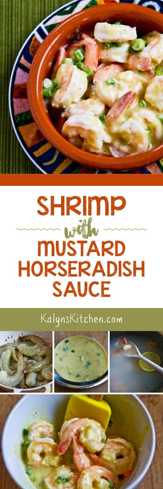 Shrimp with MustardHorseradish Sauce Kalyn's Kitchen