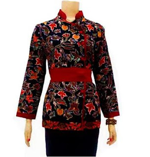 Gambar Model Baju Kerja Batik Modern Gambar Model Baju Kerja Batik Modern