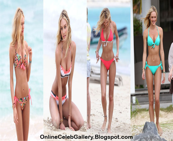 Candice Swanepoel: Victoria's Secret Bikini Photoshoot Candids in St. Barts